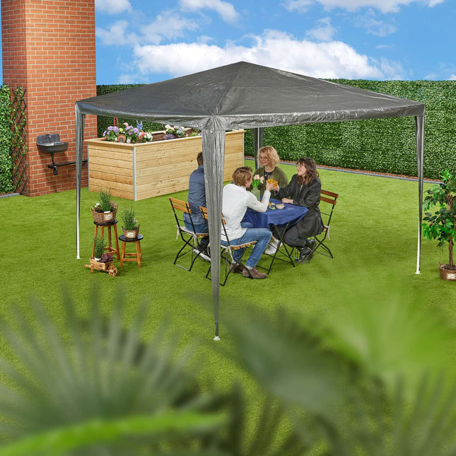 Paviljons antracīta krāsā 3x3 m