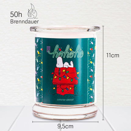 Zemesriekstu aromāta svece stikla burciņā - nomierinošs aromāts