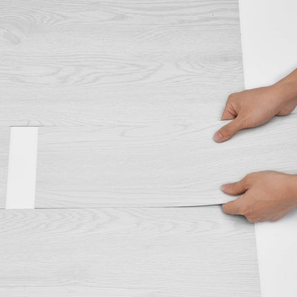 Peel And Stick Vinyl Floor Tiles, 36 Pack, 36x6 In