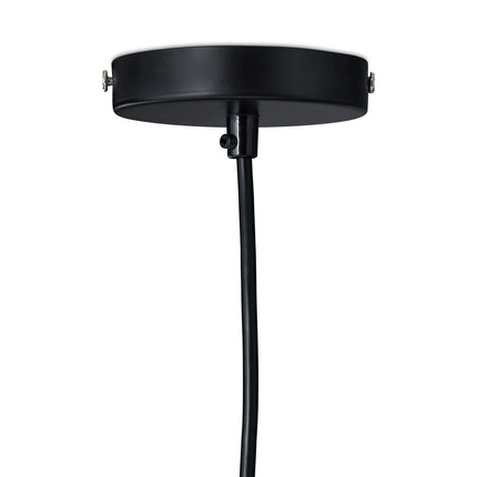 Piekaramā lampa, kvadrātveida, melna