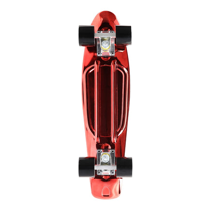 Pennyboard skrituļdēlis, sarkans elektrostyle klājs