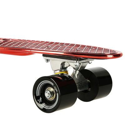 Pennyboard skrituļdēlis, sarkans elektrostyle klājs
