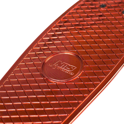 Pennyboard skrituļdēlis, sarkans elektrostyle klājs