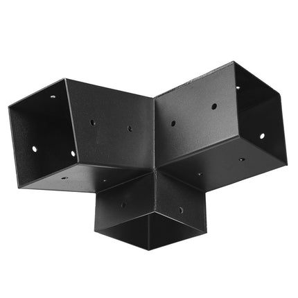 Pergola Bracket Kit, 4x4 3-Way Slanted, 8-Piece