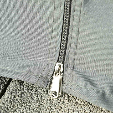 Pergola lapene ar regulējamu auduma jumtu, izturīga pret laikapstākļiem, 3,6x3x2,27 m, tērauds, pelēka