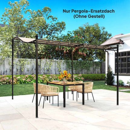 Pergolas nojume, 3x3m, ūdensizturīgs poliesters