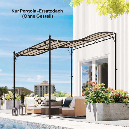 Pergolas nojume, 3x3m, ūdensizturīgs poliesters