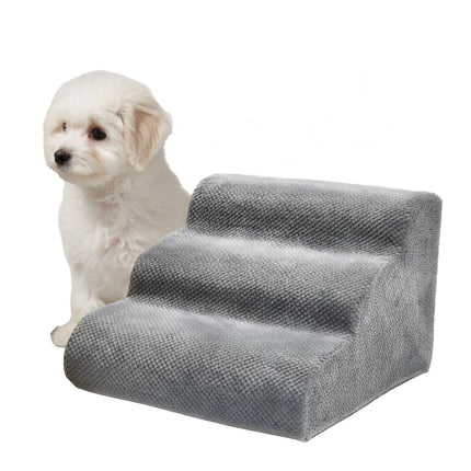 Kāpnes mājdzīvniekiem, 3 pakāpieni - neslīdošas, ideāli piemērotas maziem suņiem