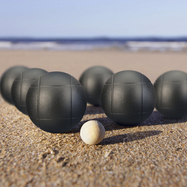 Petanka boules komplekts - 8 bumbiņas ar pārnēsāšanas somu