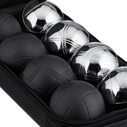Petanka boules komplekts, 8 bumbiņas ar pārnēsāšanas somu