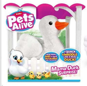 Mājdzīvnieku rotaļu komplekts Mama&Baby pārsteiguma pīles