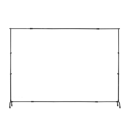 Photo Backdrop Stand 7x10 Ft, Adjustable With Casters