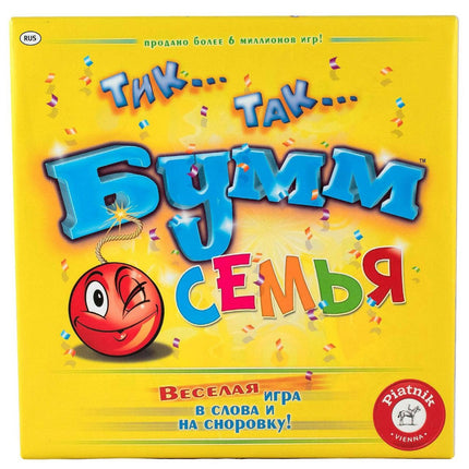 Piatnik galda spēle Tik Tak Bumm ģimene (krievu valodā)