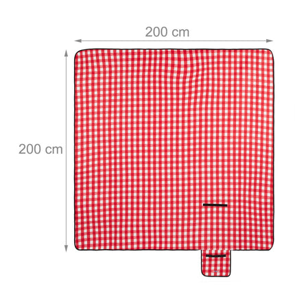 Piknika sega 200 x 200 cm rūtaina