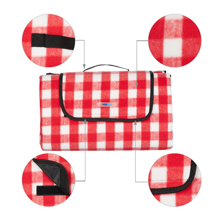 Piknika sega 200 x 200 cm rūtaina