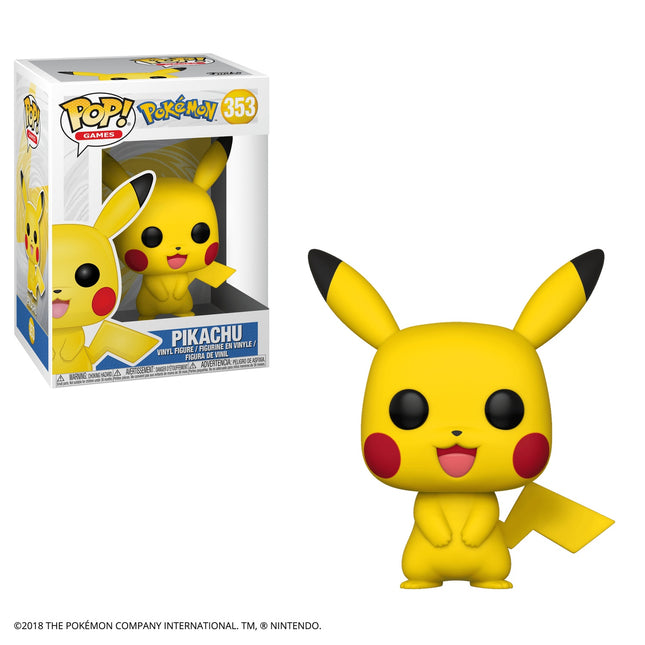Pikachu Funko Pop! vinila figūriņa - kolekcionējama rotaļlieta, 4 collas