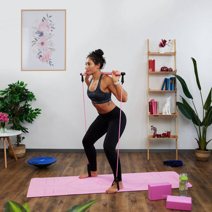 Pilates vingrošanas aprīkojuma pretestības lentes
