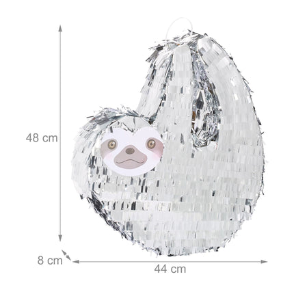 Pinata sliņķis ar nūju un masku