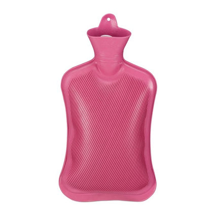 Rozā karstā ūdens pudele 2L