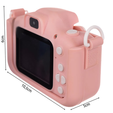 Rozā Kruzzel AC22296 digitālā kamera
