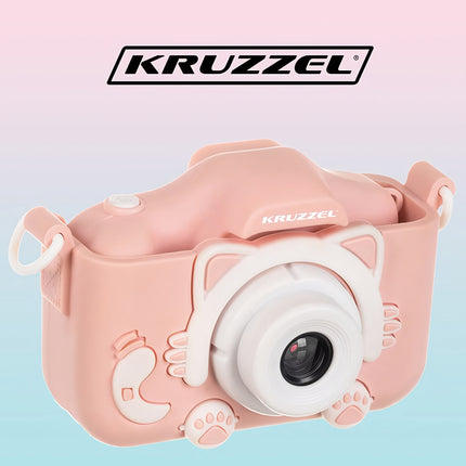Rozā Kruzzel AC22296 digitālā kamera