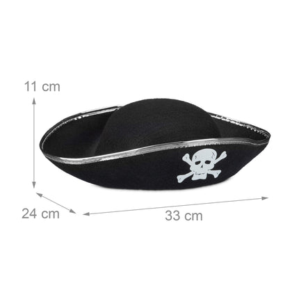 Pirate hat 4-pack
