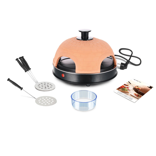 Pizza Maker Terracotta incl. 4 pizza shovels