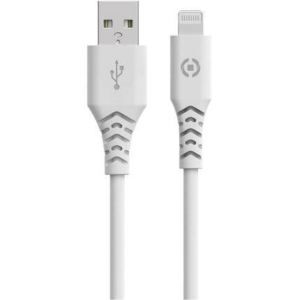 Planet USB-A - Lightning cable 1.5m made of 100% recycled plastic White