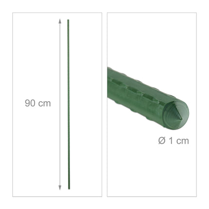 Stādīšanas kociņi 90 cm, 10 gabalu komplektā