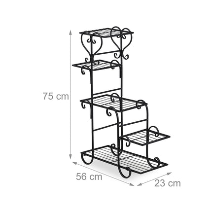 Plant shelf vintage design 5 shelves