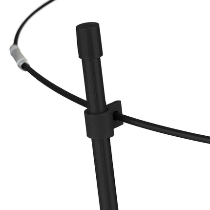 Augu balsts 76 cm melns, 2 gab. komplekts