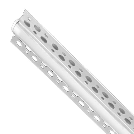 Plaster-In LED Strip Channel, 10-Pack 6.6ft, Milky Cover