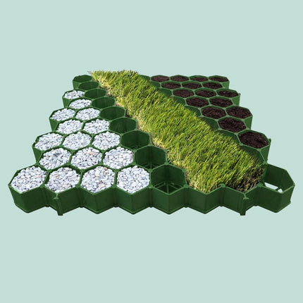 Plastmasas zāliena režģis zemes stabilizēšanai, 50x50 cm