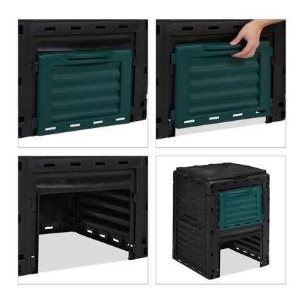 Plastmasas komposts 230 l