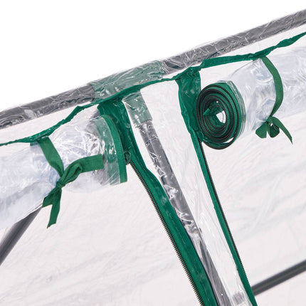 Plastmasas siltumnīca PVC ar 2 durvīm