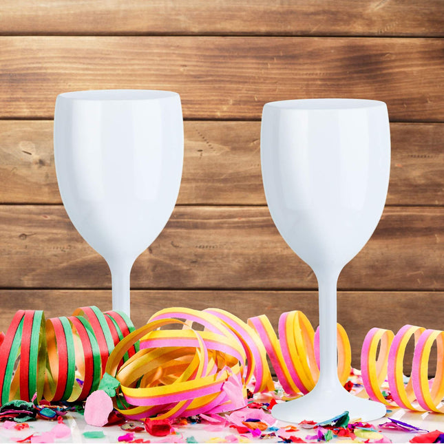 Plastmasas vīna glāzes - 12 glāžu komplekts