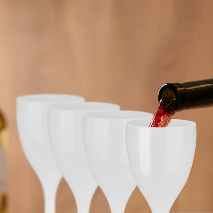 Plastmasas vīna glāzes, 6 gab. komplekts