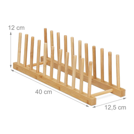 Plate rack bamboo