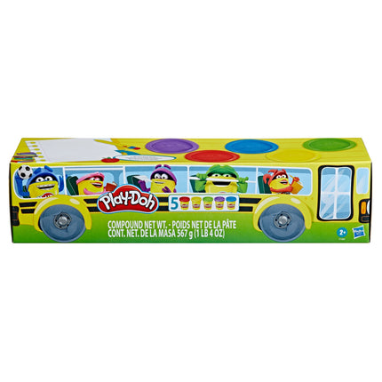 Play-Doh masa Atpakaļ uz skolu 5 iepakojumā