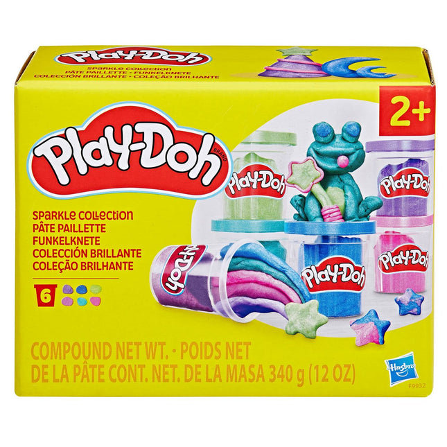 Play-Doh plastilīns, dzirkstošo masu kolekcija, 6 gab.