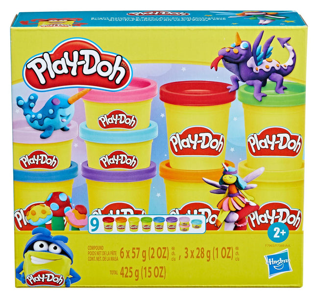 Play-Doh plastilīns, dzirkstošo masu kolekcija, 6 gab.