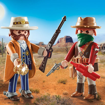 Playmobil Duopacks Bandīts un Šerifs 71508
