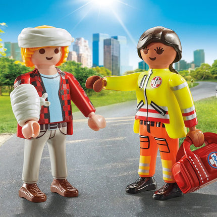 Playmobil Duopacks Mediķis ar pacientu 71506