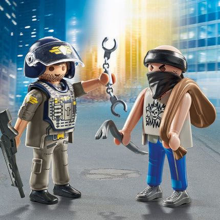 Playmobil Duopacks Taktiskā policija ar zagli 71505