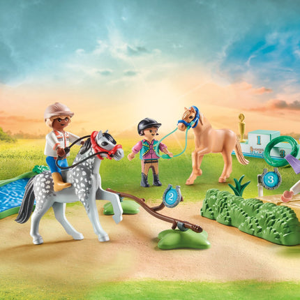 Playmobil Ūdenskrituma zirgu poniju turnīrs 71495