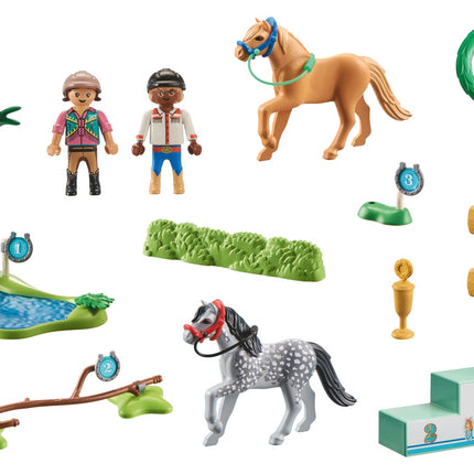 Playmobil Ūdenskrituma zirgu poniju turnīrs 71495