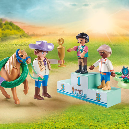 Playmobil Ūdenskrituma zirgu poniju turnīrs 71495
