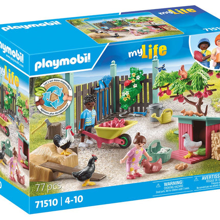 Playmobil 71510 Mana dzīve Mazā vistu ferma mazās mājas dārzā