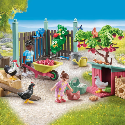 Playmobil 71510 Mana dzīve Mazā vistu ferma mazās mājas dārzā