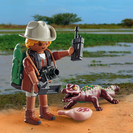 Playmobil Special Plus Pētnieks ar jauno kaimanu, 71168
